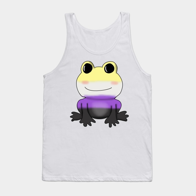 Nonbinary Frog Tank Top by Becky-Marie